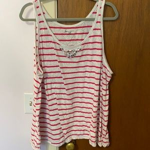 Lane Bryant bejeweled tank top